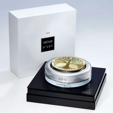 Load image into Gallery viewer, Marble / Silver Teau Diffuser + Kaséta Set | Piper Roza